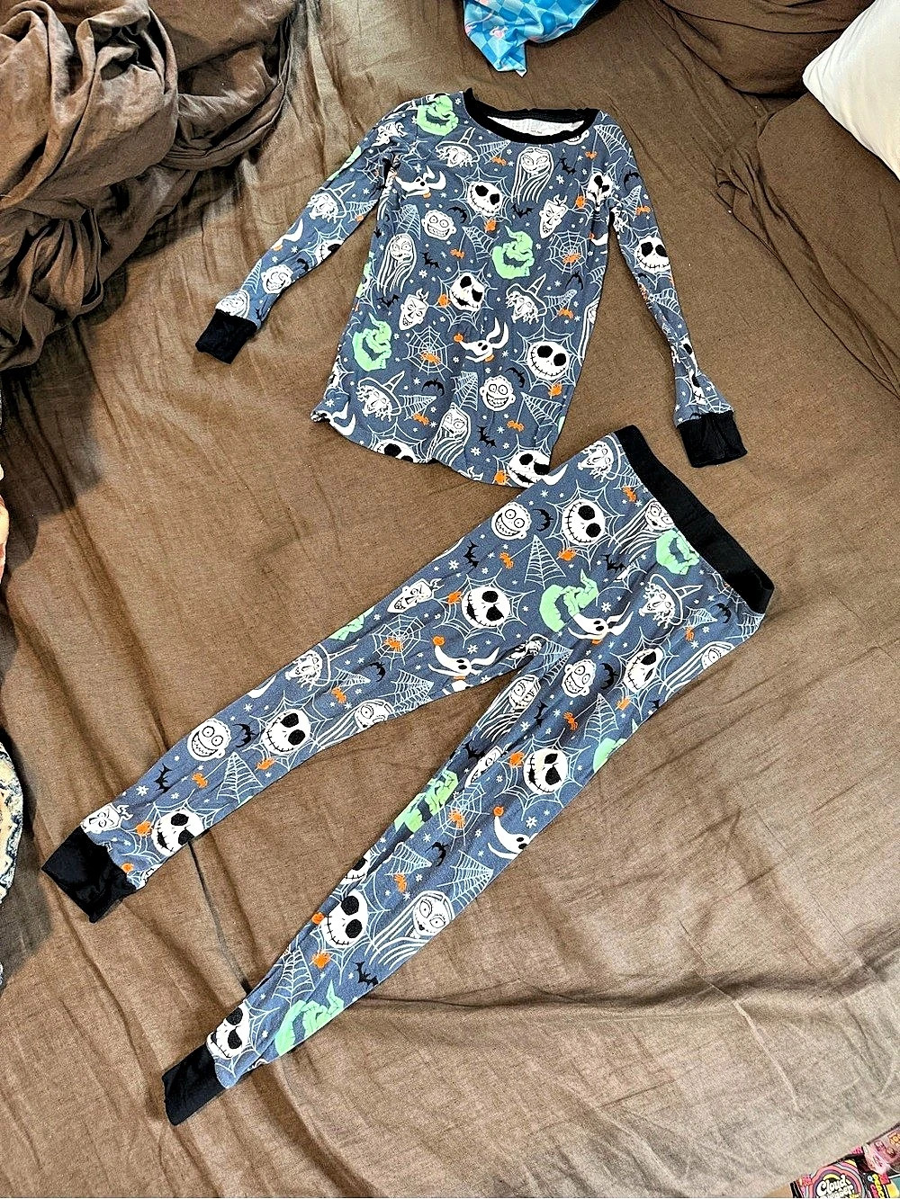 Disney Nightmare Before Christmas Pajama Set Size Girls 7/8